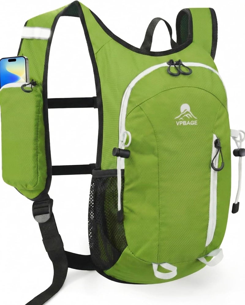VPBAGE Store Foldable Small Hiking Backpack with 3 Strap Pockets – Lightweight 300D Spill-proof Daypack for Men Women – Packable Small Travel Backpack with Chest Strap & Trekking Pole Holder – Durable Outdoor Bag - Image 1